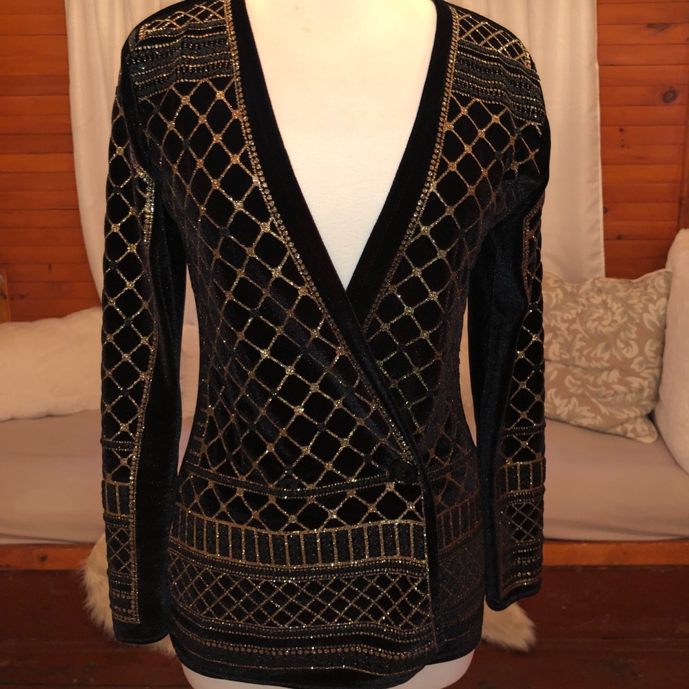 Jessica Rich Collection Balmain inspired blazer